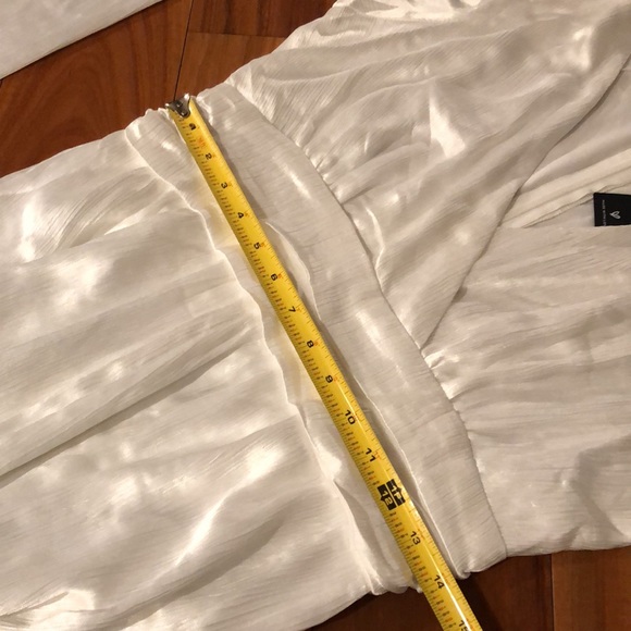 NWT Lulus white satin jumpsuit - Picture 14 of 16